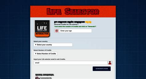 People use RANDOM. . Free life selecter